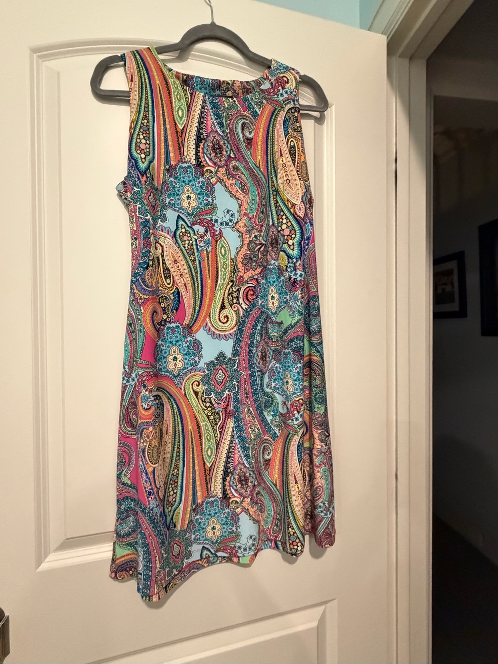 Tommy Hilfiger Multicolor Paisley Sleeveless Midi Dress